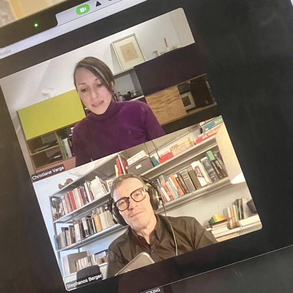 Christiane Varga und Stephanos Berger im morgendlichen Podcast